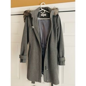 Calvin Klein Grey Wool Coat (Like New!)